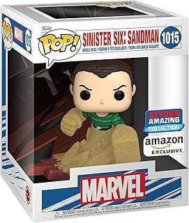 Pop Deluxe: Marvel Sinister 6 - Sandman Figure 3 of 7 - Marvel Comics - Amazon Exclusive - Collectable Vinyl Figure - Gift Idea - Official Merchandise - Toys for Kids & Adults
