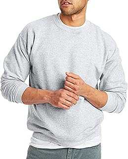 Men's EcoSmart Fleece, Pullover Crewneck Sweatshirt, 1 or 2 Pack