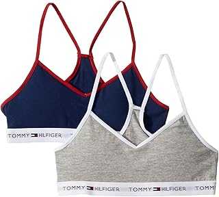 Kids Girl's 2-Pack Bold Flag Solid Crop Bra (Little Kids/Big Kids)