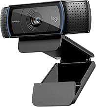 C920x HD Pro Webcam, Full HD 1080p/30fps Video, Clear Audio, HD Light Correction, PC Camera Webcam, Works with Skype, Zoom, Facetime, PC, Laptop, Mac, Tablet - Black