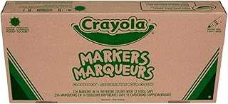 Broad Line Markers Classpack (256 Ct), Bulk School Supplies For Teachers, Kids Markers For School, Classroom Must Have