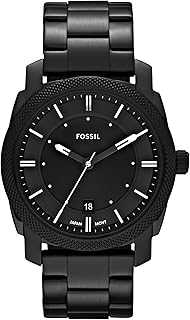 Men's Machine Quartz Stainless Steel Three-Hand Watch