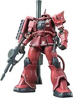 Hobby MS-06S Zaku II Char Aznable's Mobile Suit Gundam (Red Comet Ver.) Gundam The Origin HG 1/144, Multi (BAS5057656), 11.89 Inch