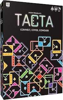TACTA Card Game, Fast-Paced Strategic Shape Matching Party Game for All Ages, Connect, Cover & Conquer to Win – Unique Gameplay for 2 or More Players, Ages 7+