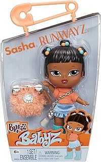 Bratz Babyz Runwayz Sasha Collectible Fashion Doll with Real Fashions