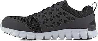 Work Men's Rb4041 Sublite Cushion Safety Toe Athletic Work Shoe Black