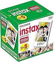 Instax Mini Instant Film, 10 Sheets x 5 Packs (Total 50 Shoots)
