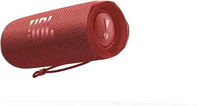 Flip 6 - Portable Bluetooth Speaker, powerful sound and deep bass, IPX7 waterproof, 12 hours of playtime, JBL PartyBoost for multiple speaker pairing for home, outdoor and travel (Red)