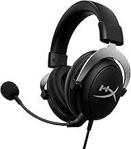 CloudX, Official Xbox Licensed Gaming Headset, Compatible with Xbox One and Series X|S, Memory Foam Ear Cushions, Detachable Noise-Cancelling Mic, in-line Audio Controls,Black/ Silver