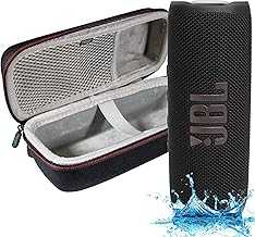 Flip 6 - Waterproof Portable Bluetooth Speaker, Powerful Sound and deep bass, IPX7 Waterproof, 12 Hours of Playtime with Megen Hartshell Case
