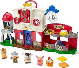 Little People Toddler Learning Toy Caring for Animals Farm Playset with Smart Stages for Pretend Play Kids Ages 1+ Years​ (Amazon Exclusive)
