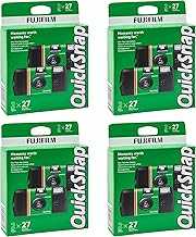 QuickSnap Flash 400 One Time Use 35mm Camera with Flash, 27 Exposures, 8-Pack