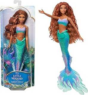 Disney Toys, Ariel Fashion Doll with Signature Outfit, Inspired by Disney’s The Little Mermaid Movie