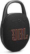 Clip 5 - Ultra-Portable, Waterproof & Dustproof Bluetooth Speaker, Big Pro Sound with Punchy bass, Integrated Carabiner, Up to 12 Hours of Play, Made in Part with Recycled Materials (Black)