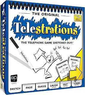 Telestrations Original 4-8 Player | Family Board Game | A Fun Game for Kids and Adults | Game Night Just Got Better | The Telephone Game Sketched Out | Ages 12+