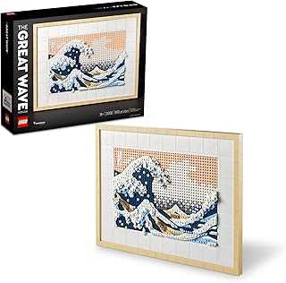 Art Hokusai – The Great Wave, 3D Japanese Wall Art, Framed Ocean Canvas Picture for Home or Office Décor, Creative DIY Activity, Arts & Crafts Kit, Hobbies for Adults, 31208