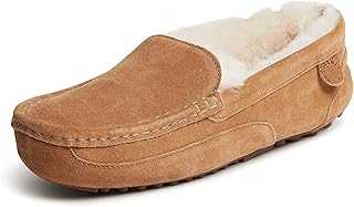 Men's Melbourne Shearling Indoor/Outdoor Moccasin Slipper with Wide Widths