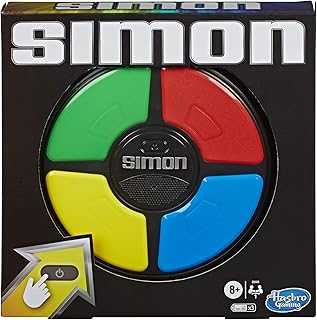 Simon Handheld Electronic Memory Game With Lights and Sounds for Kids Ages 8 and Up
