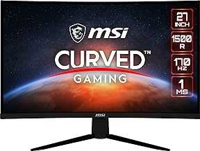 G273CQ, 27" Gaming Monitor, 2560 x 1440 (QHD), VA, 170Hz, FreeSync Premium, HDR Ready, HDMI, Displayport, Tilt, Black