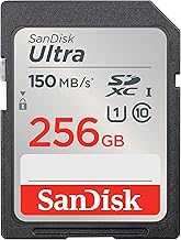 256GB Ultra SDXC UHS-I Memory Card - Up to 150MB/s, C10, U1, Full HD, SD Card - SDSDUNC-256G-GN6IN