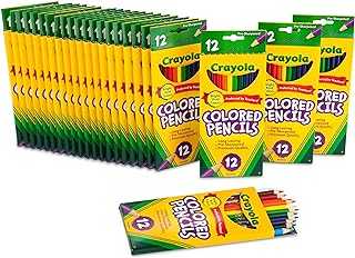 Bulk Colored Pencils for Kids (24pk), Back to School Supplies For Teachers, Teacher Classroom Must Haves, 12 Colors [Amazon Exclusive]