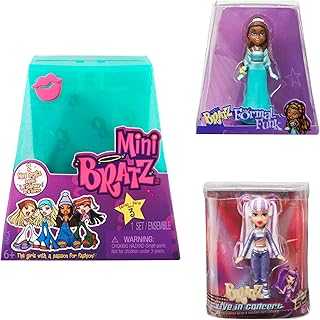 Bratz Mini Series 3 Collectible Figures, 2 Mini in Each Pack, Blind Packaging Doubles as Display, Y2K Nostalgia, Collectors Ages 6 7 8 9 10+