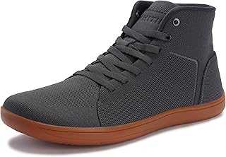Men's High Top Minimalist Barefoot Shoes | Wide Toe Box + Zero Drop Sole