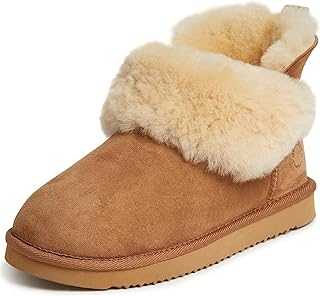 Women's Fireside Genuine Shearling Water Resistant Indoor/Outdoor Foldover Boot