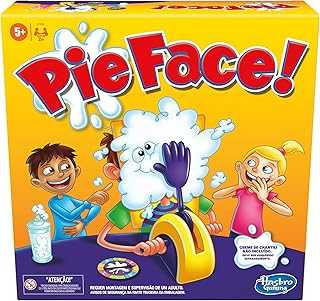 Pie Face Game | Whipped Cream Family Board Game for Kids | Ages 5 and Up | for 2 or More Players | Funny Preschool Games | Kids Gifts