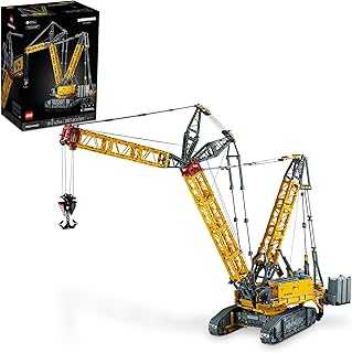 Technic Liebherr Crawler Crane LR 13000 42146 Advanced Building Kit for Adults, Build and Display a Rewarding Project, Model Crane with Incredible Details Including Winch System and Luffing Jib