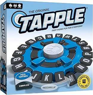 TAPPLE® Word Game | Fast-Paced Family Board Game | Choose a Category & Race Against The Timer to be The Last Player | Learning Game Great for All Ages (1 Pack)