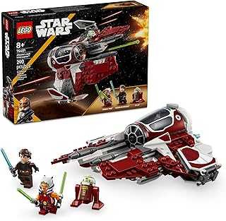 Star Wars: The Clone Wars Ahsoka's Jedi Interceptor Spaceship Building Toy - Kids Star Wars Toy for Boys and Girls, Ages 8+ - Gift Idea for Birthdays - 75401