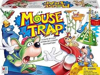 Mouse Trap Kids Board Game, Family Board Games for Kids, Kids Games for 2-4 Players, Family Games, Kids Gifts, Ages 6 and Up (Amazon Exclusive)