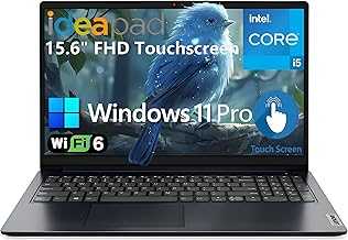 IdeaPad 15.6" Touchscreen FHD Laptop Computer, 12th Gen Intel 10-Core i5-1235U (Beat i7-1195G7), 24GB DDR4 RAM, 1TB PCIe SSD, WiFi 6, Bluetooth 5.2, Abyss Blue, Windows 11 Pro S, Wendbo