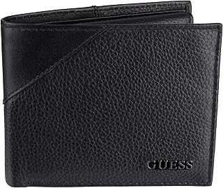 Men's Classic Bifold Wallet with Card Slots, Bill Compartment and Id Window