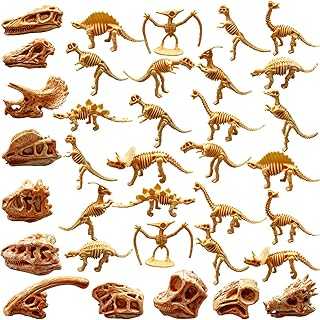 PPXMEEUDC 35PCS Dinosaur Fossil Skeleton Dinosaur Skeleton Toys Dino Sand Dig Party Favor Decorations