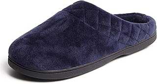 Women's Memory Foam Indoor Outdoor Darcy Velour Clog House Slipper with Wide Widths