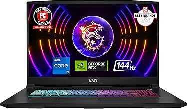 Katana 17 Gaming Laptop: 13th Gen Intel Core i7, GeForce RTX 4060, 17.3" 144Hz FHD Display, 32GB DDR5, 1TB NVMe SSD, USB-Type C, Cooler Boost 5, Win11 Home: Black B13VFK-835US