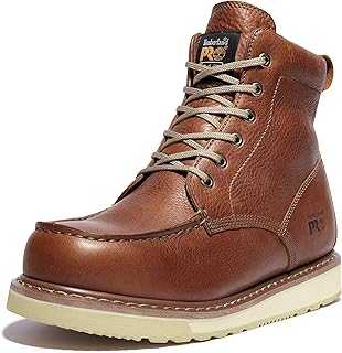 Unisex-Adult Pro Wedge 6 Inch Moc Soft Toe Industrial Work Boot
