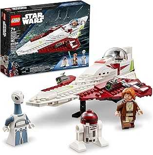 Star Wars OBI-Wan Kenobi's Jedi Starfighter 75333 Building Toy Set - Features Minifigures, Lightsaber, Clone Starship from Attack of The Clones, Great Gift for Kids, Boys, and Girls Ages 7+