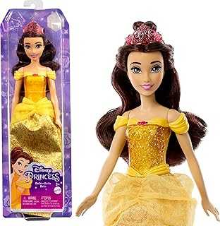 Disney Princess Toys, Belle Fashion Doll, Sparkling Look with Tiara Accessory, Inspired by the Beauty & the Beast Movie